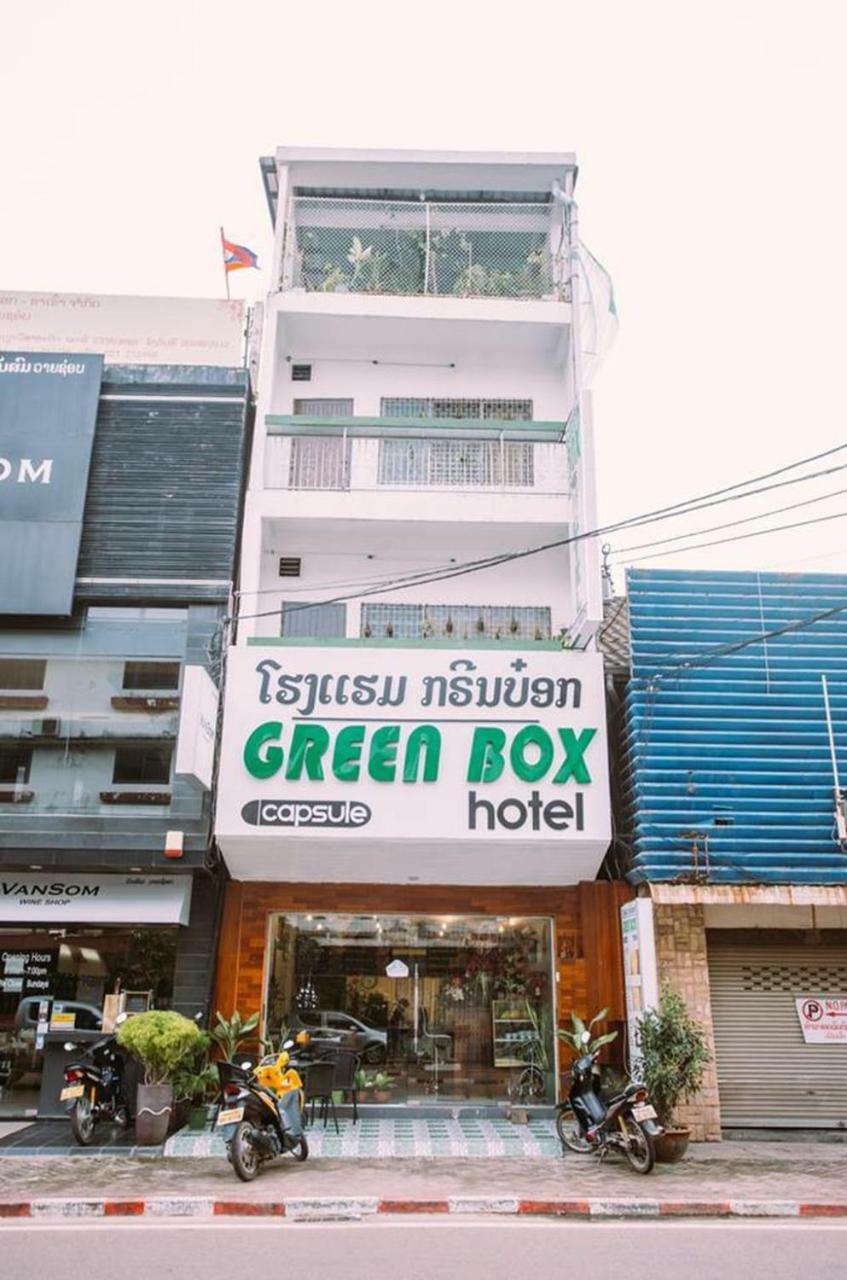 Green Box Capsule Hostel & Hotel Вьентьян Экстерьер фото